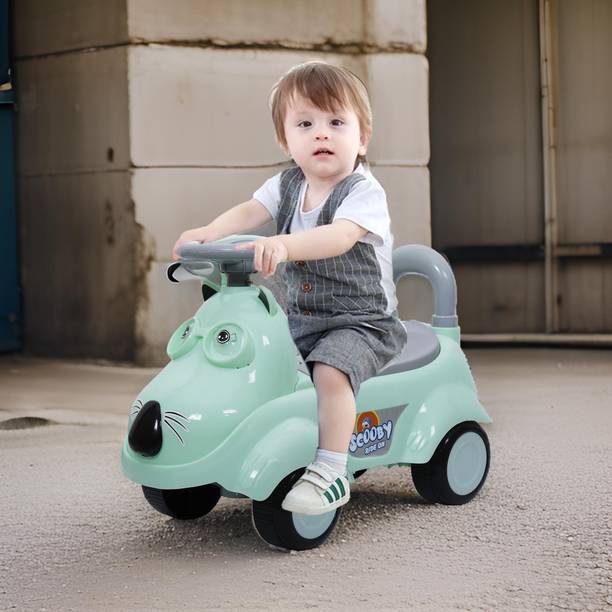 Aedee Premium Quality Kids Push Along Ride on Car Rideons & Wagons Battery Operated Ride On