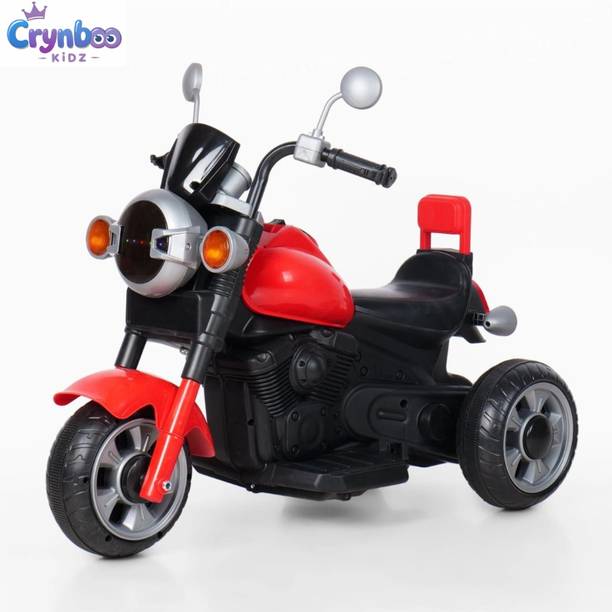 CRYNBOO KIDZ BulletX Rechargeable Electric Bike for Kids with Bluetooth, Music & Lights | Bike Battery Operated Ride On