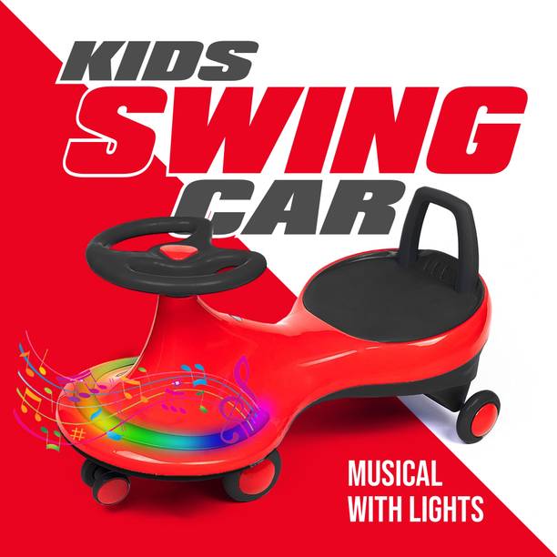 Pandaoriginals Musical Outdoor Toy with Lights & Music, Steering Drive, 2-10 YRS | Super Strong