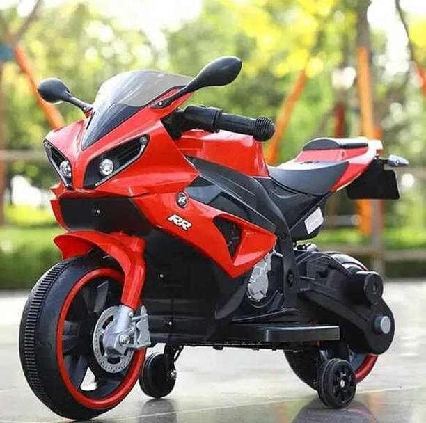 Srecap Mini R1 Rechargeable Battery Operated Ride-on Bike 1 to 5 Years Red Bike Battery Operated Ride On