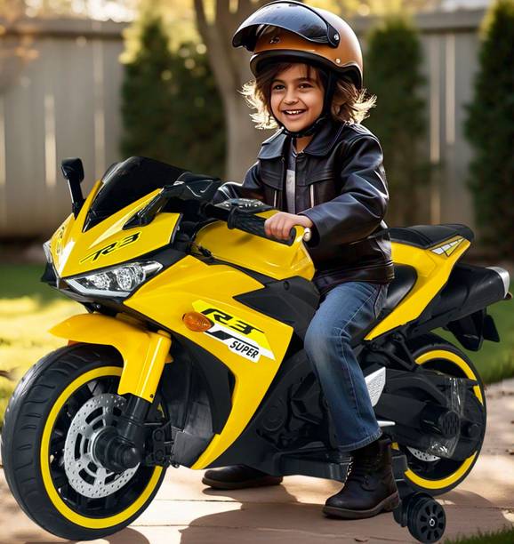 Wishmaster Kids Ride On Motorbike For 3 , 4 , 5 , 6 , 7 , 8 Year Bike Battery Operated Ride On