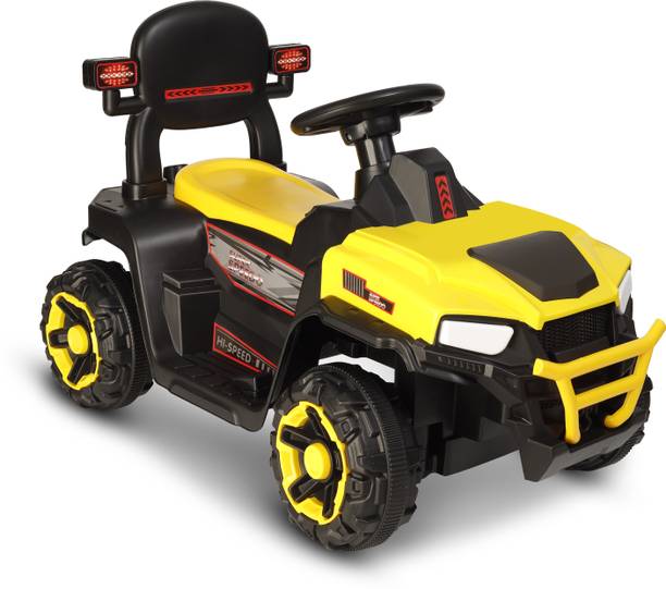 Miss & Chief Super Speedo Rechargeable Car 6V & 6.5Ah Battery| Bluetooth & USB Music Player Car Battery Operated Ride On