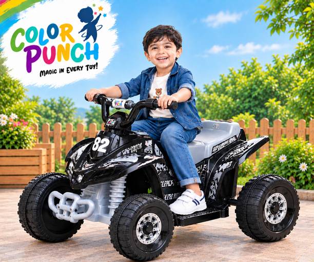 Colorpunch ATV PRIME EV BLUETOOTH MUSIC & LIGHT Car Battery Operated Ride On