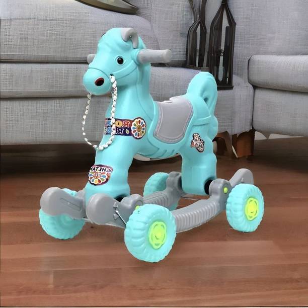 toyprofessor 2 in 1 baby horse rider for kids 1-3 years toy Rideons & Wagons Non Battery Operated Ride On