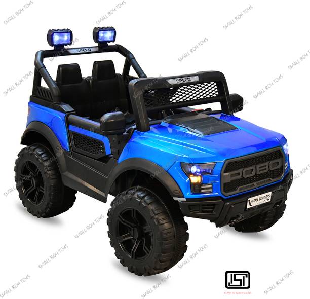 SmallBoyToys POBO BLUE Jeep Battery Operated Ride On