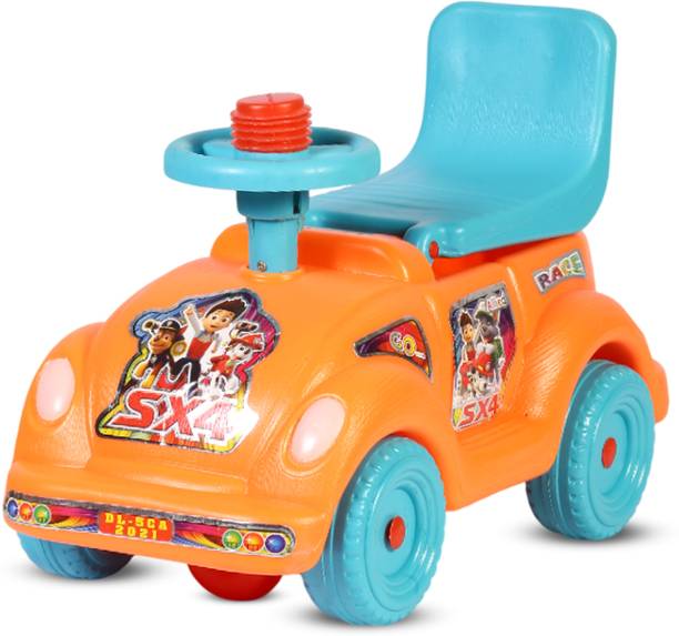 Toy Plus Toy Plus SX4 Non Battery Operated Ride On Push Car Toys Kids Push & Swing Car Car Non Battery Operated Ride On