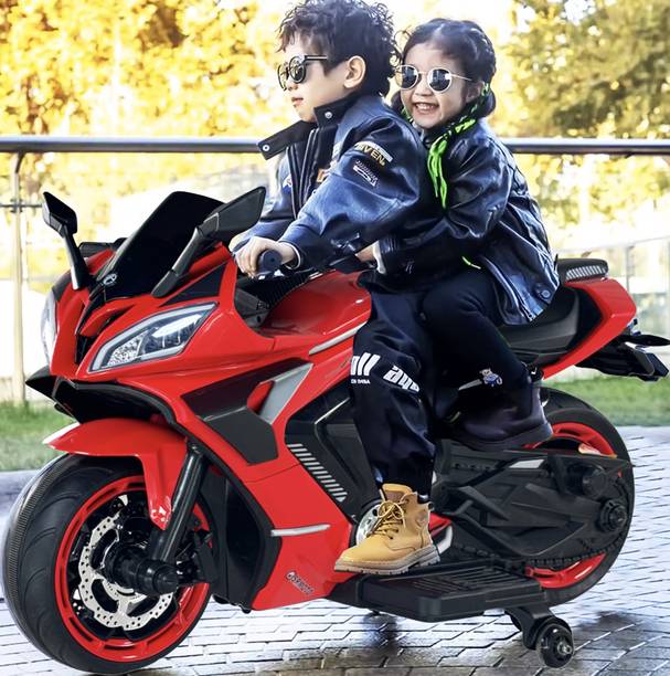 Wishmaster Big Size Electric Motorbike USB & Music Player Toy For 3 To 12 Years Bike Battery Operated Ride On