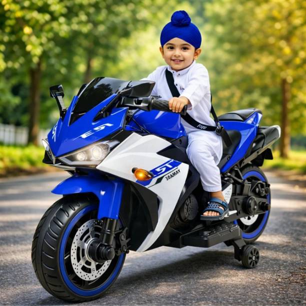 Little Love Super R3 Stylish Battery Operated Electric Ride On Sports Bike for Kids Bike Battery Operated Ride On