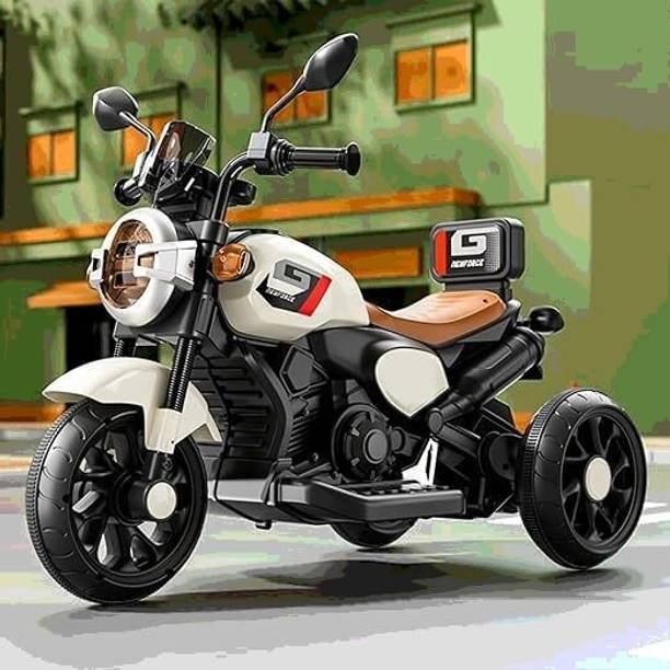 we win Kids Battery Operated Ride On Electric Bike with 3 Wheels, Lights & Music Bike Battery Operated Ride On