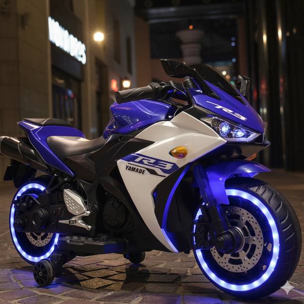 Shipeeship Rechargeable Battery Operated Ride on Bike for Kids, Bike Battery Operated Ride On