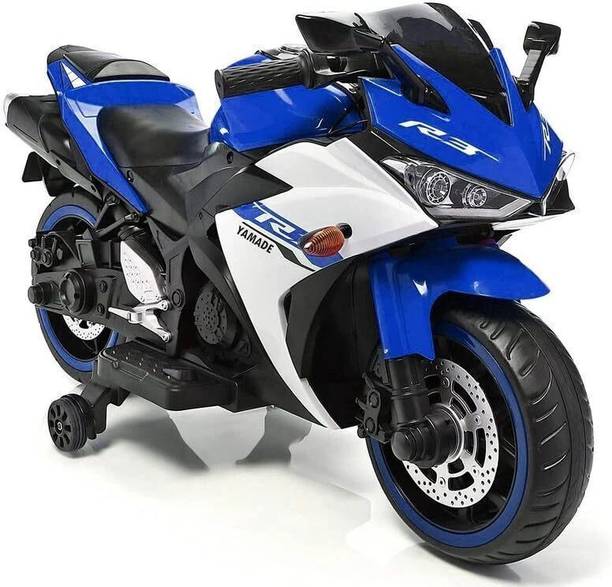 Ayaan Toys R3 Rechargeable 12V Battery Operated Ride On Bike for Kids Bike Battery Operated Ride On