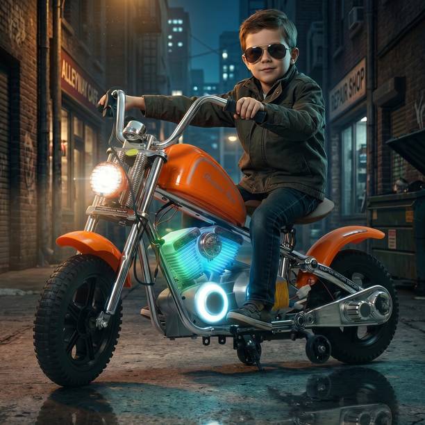 baybee Baby Battery Operated Bike for Kids with Adjustable Seats|Rechargeable Ride on Bike Battery Operated Ride On