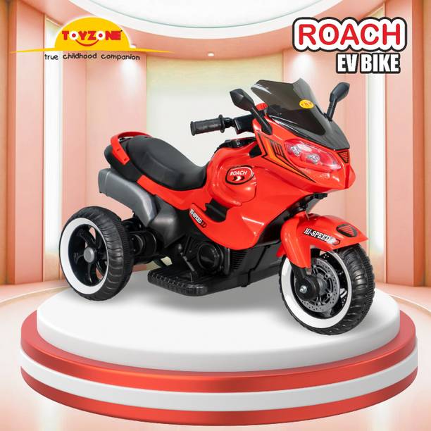 Miss & Chief Roach EV M-Bike_Red Bike Battery Operated Ride On