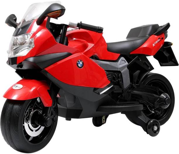 किडस्क्रूजर BMW Rechargeable 12V Battery Operated Ride On Bike for Kids (Red) बैटरी संचालित राइड ऑन