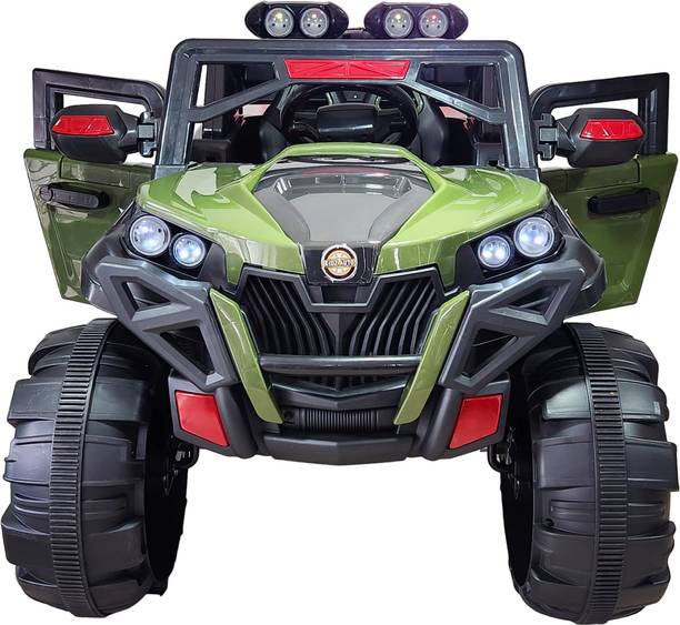 Wishmaster Big Size 4x4 Kids Driving Electric Car With Steering Control & Parent Control Car Battery Operated Ride On