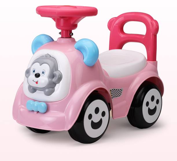 LuvLap Sunny n Car with Music for kids 1 to 3 years upto 25 Kgs Rideons & Wagons Non Battery Operated Ride On