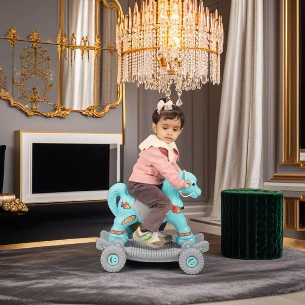 toyprofessor / 2 in 1 Baby Horse Rider with Rocker / Horse Rider for Kids Rideons & Wagons Non Battery Operated Ride On