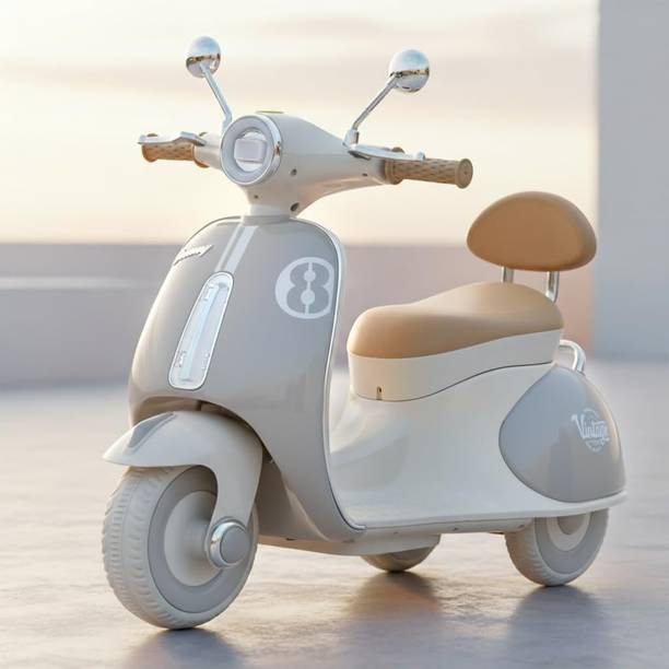 baybee Vintage Battery Operated Bike for Kids Baby Ride on Toys for Kids 1 to 3 Years Bike Battery Operated Ride On