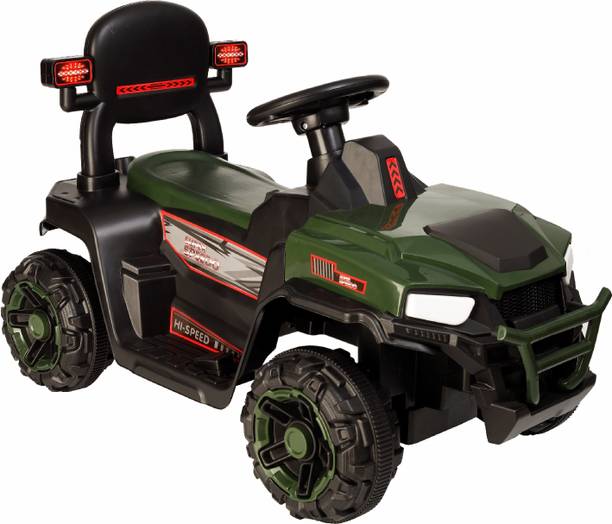 Miss & Chief Super Speedo Rechargeable Car 6V & 6.5Ah Battery| Bluetooth & USB Music Player Car Battery Operated Ride On