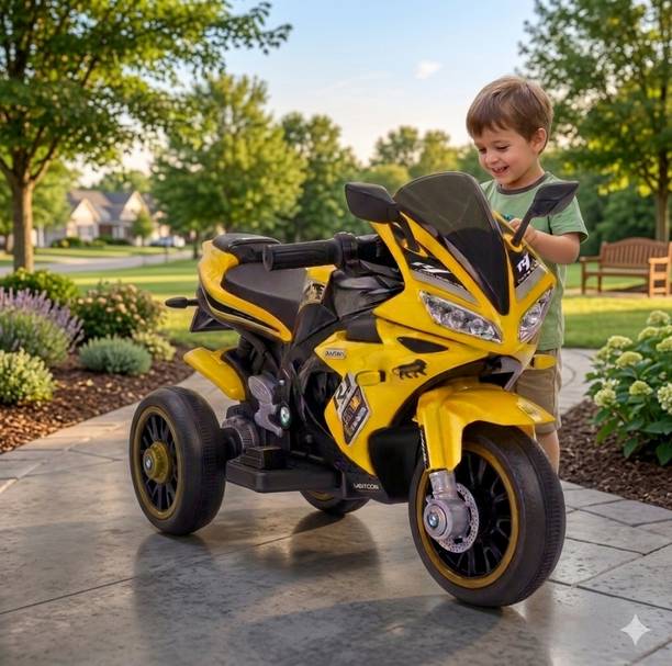 Shop Mahadev Baby Toy Bike by Flipkart (1-5 Year)Kids BMW Ninja Electric Rechargeable Rideons Bike Battery Operated Ride On