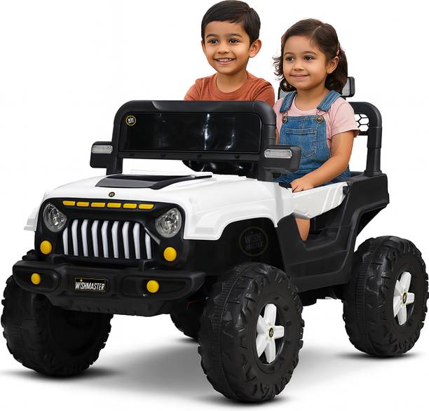 Wishmaster Child Battery Jeep Car (1–6 Years, Remote + Manual Drive) Jeep Battery Operated Ride On