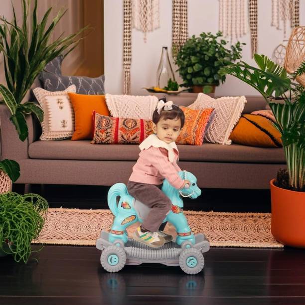 toyprofessor in 1 Baby Horse Rider with Rocker / Horse Rider for Kids Rideons & Wagons Non Battery Operated Ride On