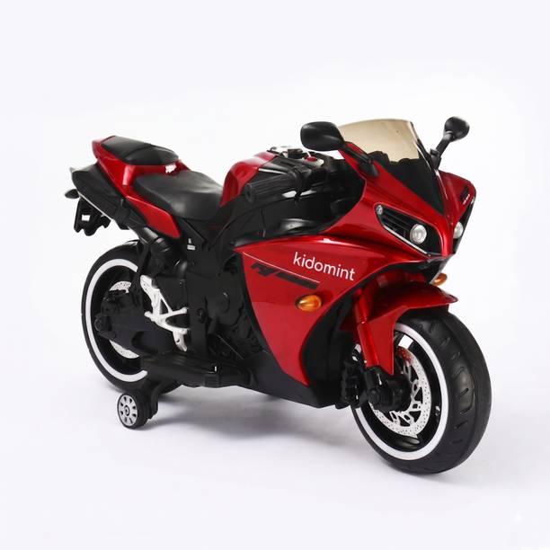 KIDOMINT Big Size Motorbike For 3 To 12 Years With Real Bike Sound , USB & Music Player Bike Battery Operated Ride On