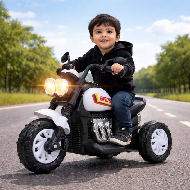 PANDA BABY PRODUCTS Electric Ride-On Bike for Kids – Sport Edition with LED Lights & Training Wheels Bike Battery Operated Ride On