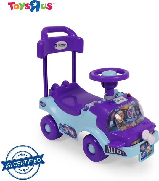टॉयज़ आर अस Avigo Space rider Car with Light & Sound Feature For Kids कार गैर बैटरी संचालित राइड ऑन