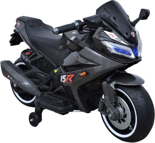 Wishmaster Electric Motorbike With Key Start USB & Bluetooth Player Toy For 3 To 8 Years Bike Battery Operated Ride On