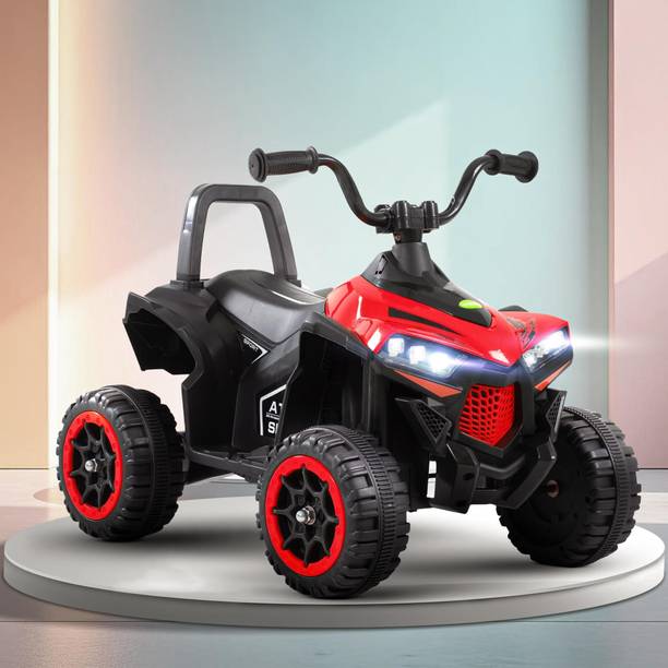 baybee Monstro ATV Electric Ride on Toy Bike for Kids with Light & Music, Rechargeable Bike Battery Operated Ride On