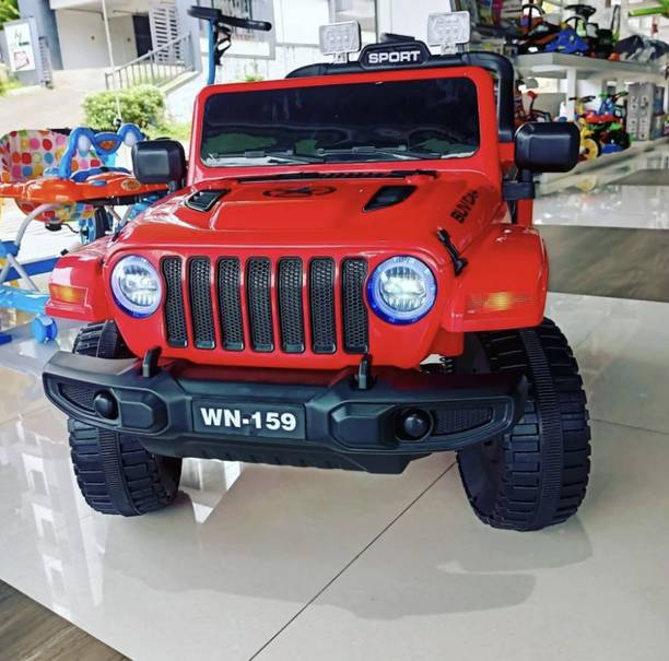 SmallBoyToys WN159 RED (1-8Yrs) Battery ride on kids car Jeep Battery Operated Ride On