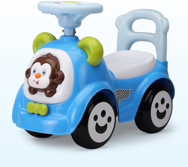 लक्सर नानो Sunny Car with Music for kids 1 to 3 years upto 25 Kgs गैर बैटरी संचालित राइड ऑन