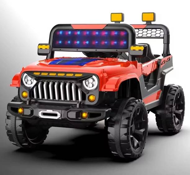 SmallBoyToys 528 RED Powerful Motors (1-6Yrs) Battery ride on Jeep Battery Operated Ride On