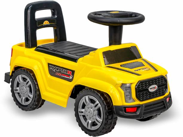 Miss & Chief Raptor Ride-On Toy Jeep with Backrest & Storage| Music with LED Lights(Ages 3+) Rideons & Wagons Non Battery Operated Ride On