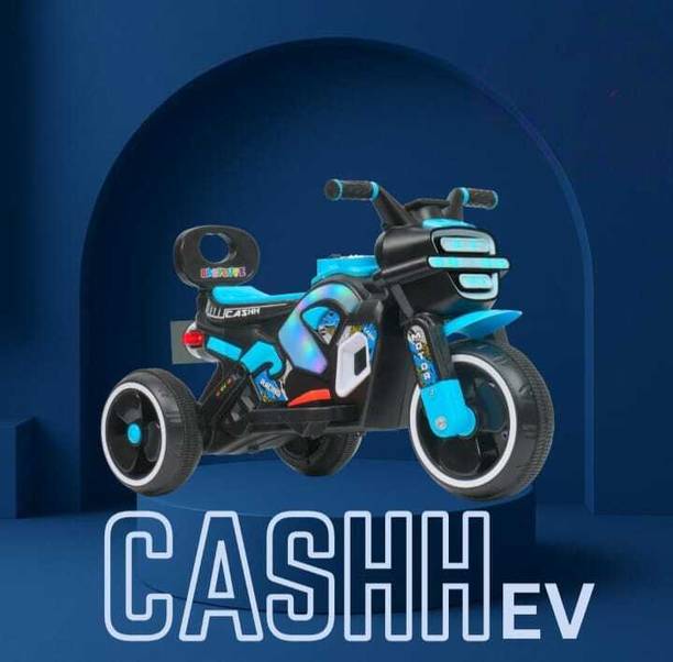 Kidscruser Bike for Kids LED Lights & Music Sturdy 3-Wheel Design Tricycle (Blue) Bike Battery Operated Ride On