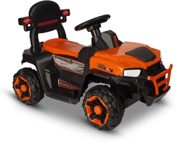 Miss & Chief Super Speedo Rechargeable Car 6V & 6.5Ah Battery| Bluetooth & USB Music Player Car Battery Operated Ride On