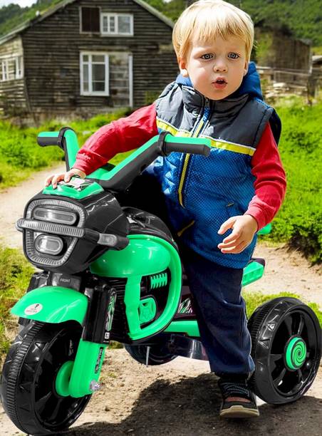 Wishmaster Mini Motorbike With Foot Acceleration Toys For 1 , 2 , 3 , 4 Years Bike Battery Operated Ride On