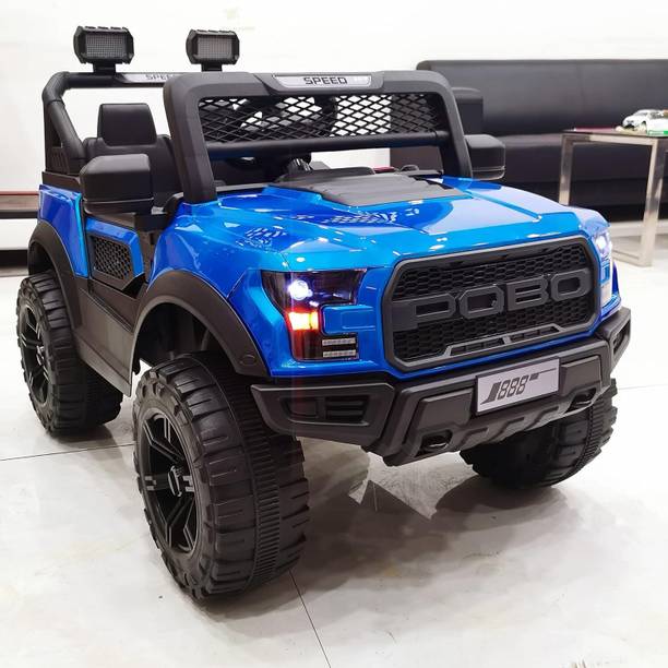 SmallBoyToys BLUE PB (1-8Yrs) Battery ride on kids car Jeep Battery Operated Ride On (Blue) Jeep Battery Operated Ride On
