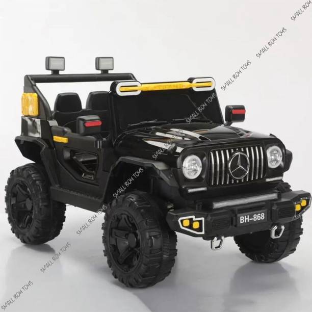 SmallBoyToys 858 BLACK (1-8Yrs) Battery ride on_SBT Jeep Battery Operated Ride On