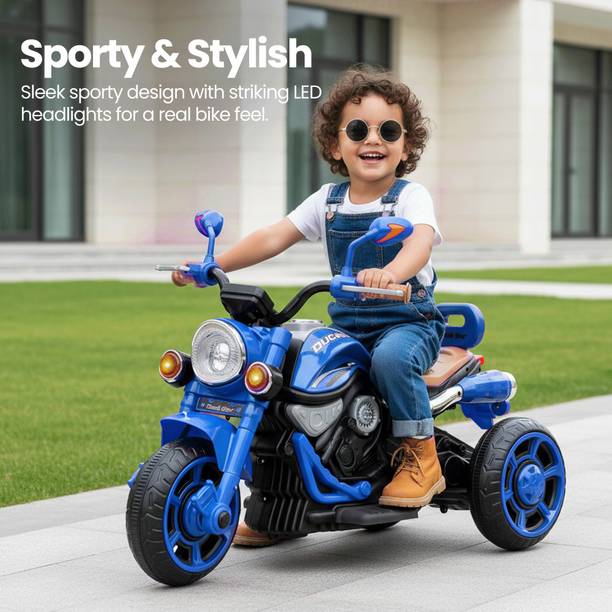 Dash Star Foot Accelerator Kids Electric Bike with Led Headlight & Mp3 Player with USB Bike Battery Operated Ride On
