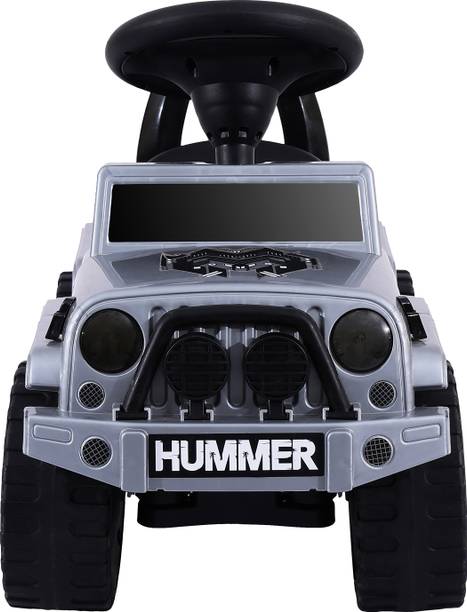 Kurb Stylish Hummer Manual Push Car with Music & Light For Kids Car Non Battery Operated Ride On