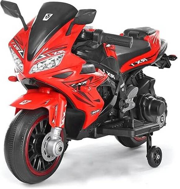 leotoon Harley Quinn 2W Bike Hand Accelerator Educational Rhymes | LED Light | Music Bike Battery Operated Ride On