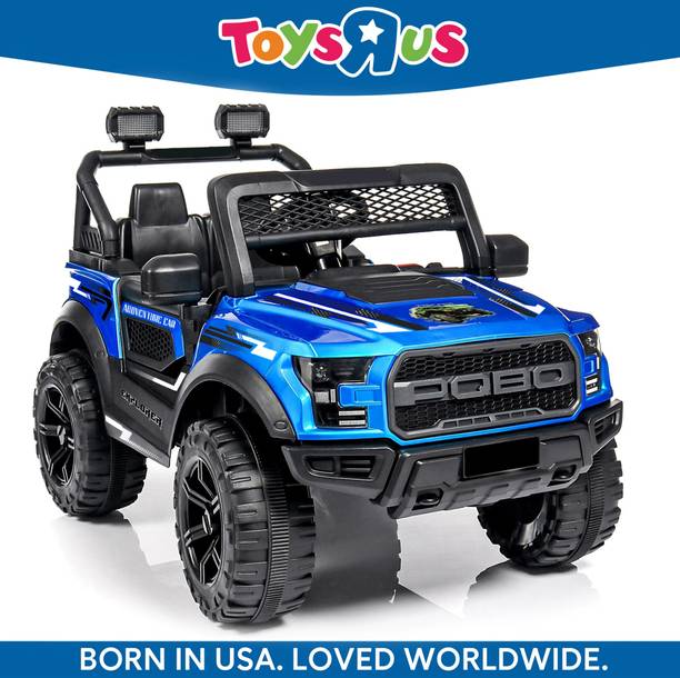 Toys R Us Avigo Rechargeable 12V Battery Operated Ride on Car Jeep with Music, Led Lights. Jeep Battery Operated Ride On