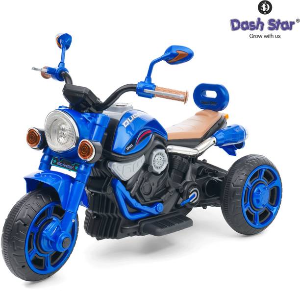 Dash Star Kids Ducatti Electric Ride On Battery Bike with Led Headlight Bike Battery Operated Ride On