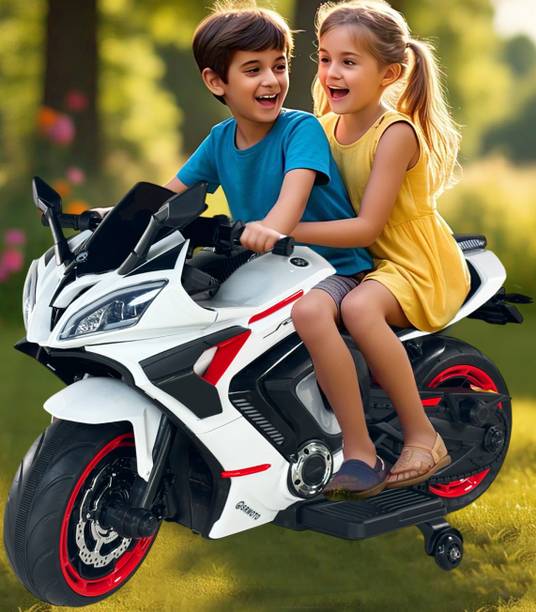 Wishmaster Big Size Electric Motorbike USB & Music Player Toy For 3 To 12 Years Bike Battery Operated Ride On