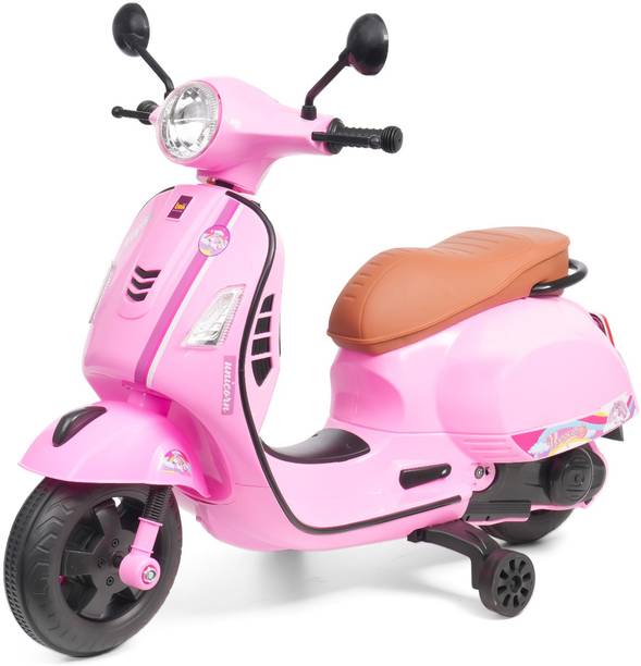 Wishmaster Vespa Electric Scooter For Kids 2 ,3 , 4 , 5 , 6 Years Scooter Battery Operated Ride On