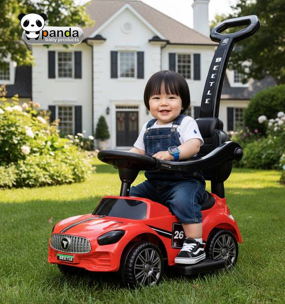 PANDA BABY PRODUCTS Beetle Plus With Music and lights Car Non Battery Operated Ride On