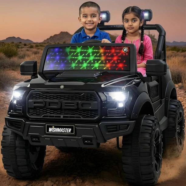 Wishmaster 4x4 Big Kids Driving Big Size Electric Cars For 2-8 Year Kids Car Battery Operated Ride On