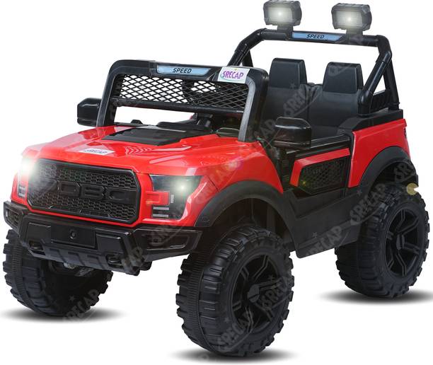 Srecap Pobo 4x4 Big Size 12V Jeep for 1 to 8 Years Kids Jeep Battery Operated Ride On